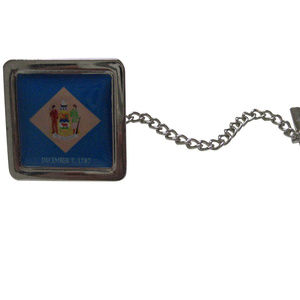Delaware Flag Design Tie Tack